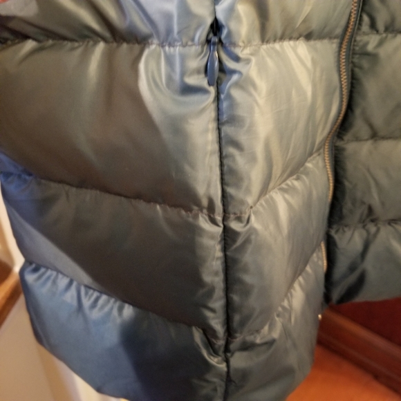 Used once after purchase women’s Sundance Ombre Blue Puffer Jacket XL - Picture 5 of 7